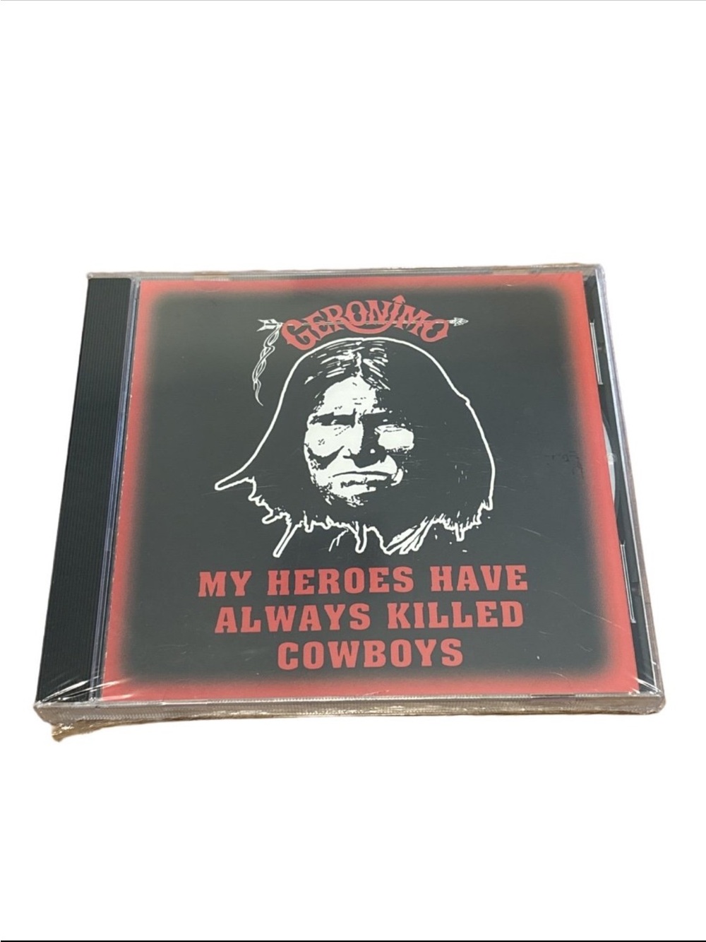 Geronimo CD - My Heroes Have Always Killed Cowboys (Black & Red) NEW